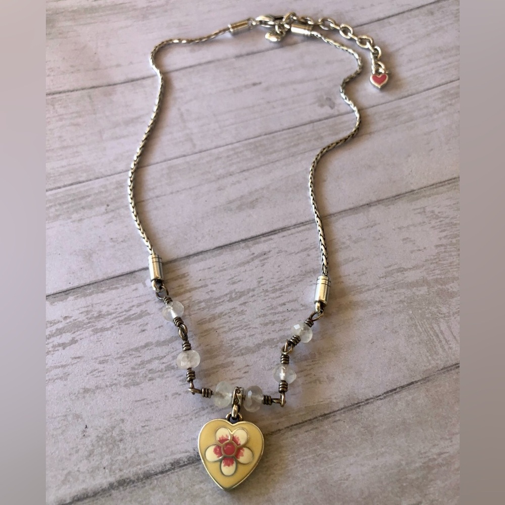 Brighton Enamel Heart Necklace